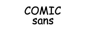 comic-sans