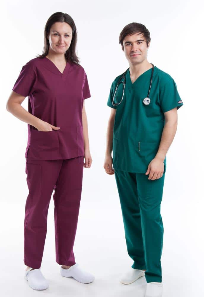 dickies multi pocket unisex scrub suit