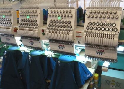 Four-head embroidery machine