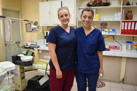 Our surgical scrubs used to support community dental work