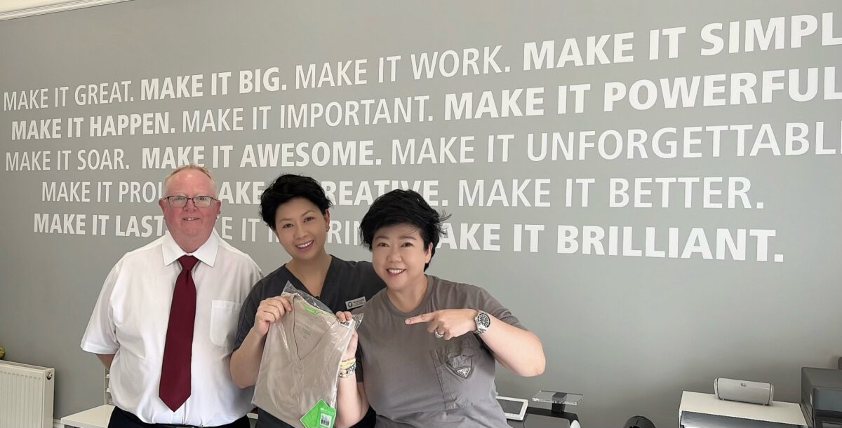 Supplying Scrubs to Scotland – The Orthodontic Clinic in Aberdeen